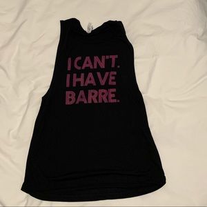 Barre tank!